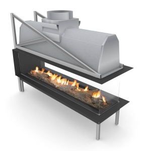 Gas Fireplace Sinatra 1200 Room Divider