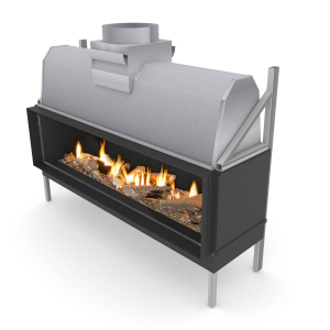 Gas Fireplace Sinatra 1600 Single-Sided
