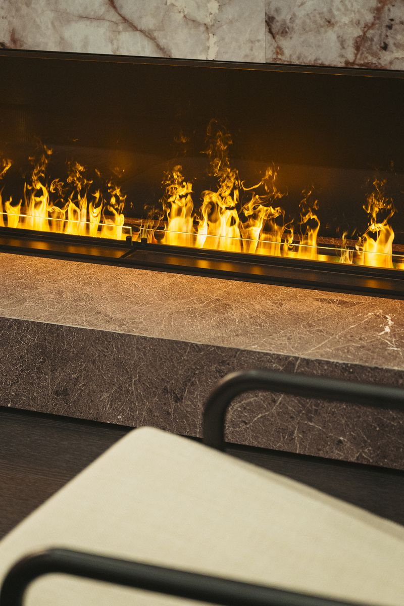 Detail of the PD flame and armchair