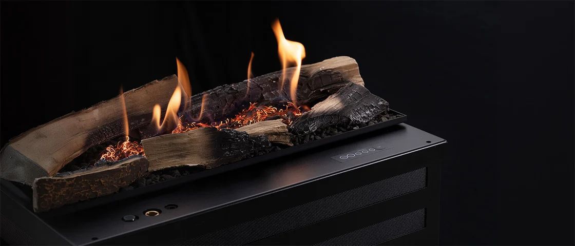 Basket Fire Logs ceramic logs