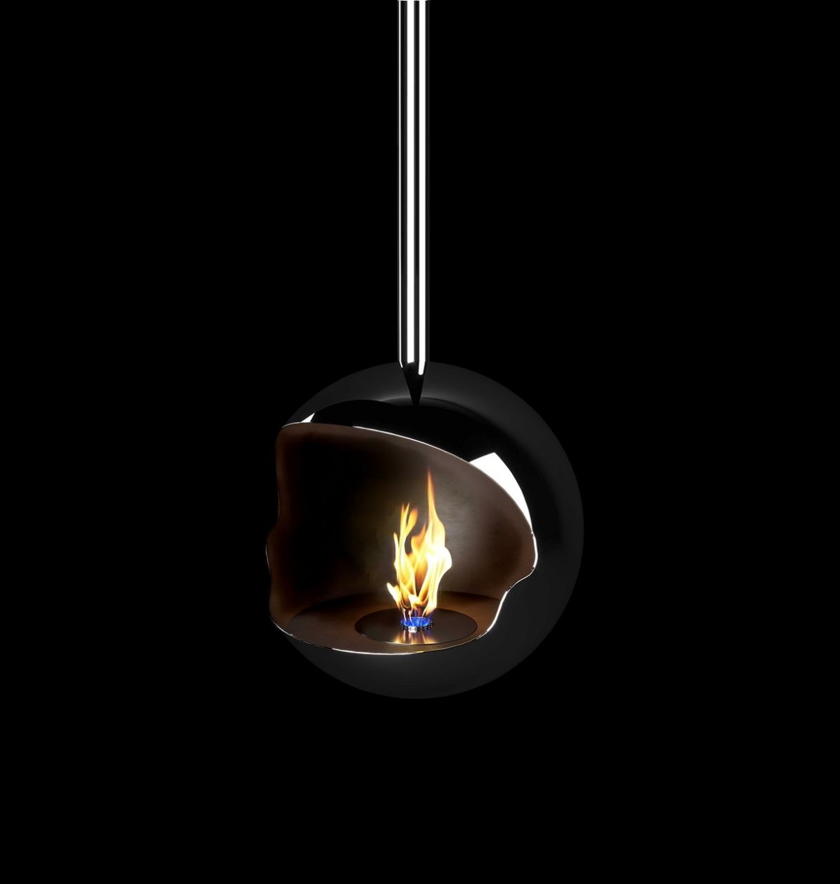 Moon fireplace