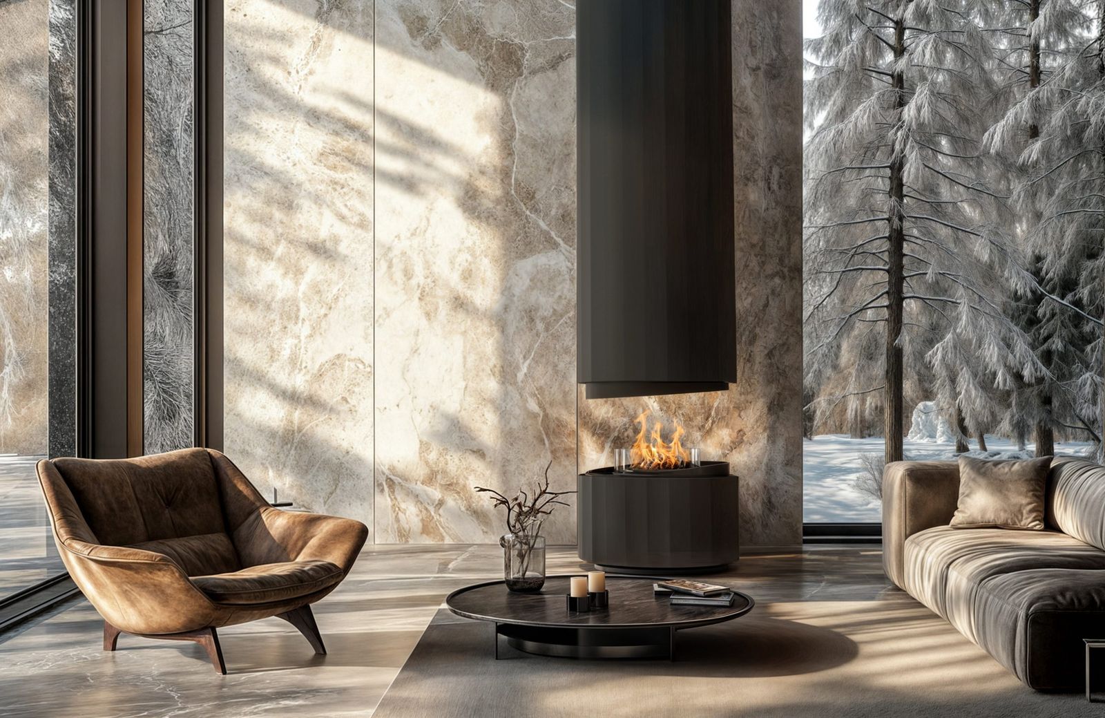 PILLAR in an interior