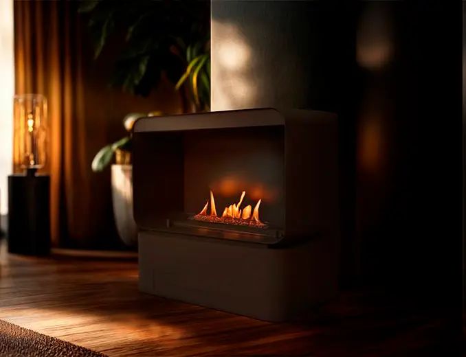 Retro in a warm interior