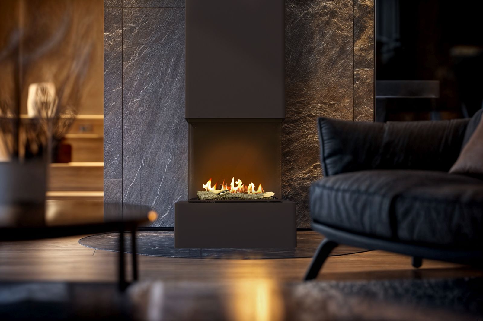VERTICAL in an interior
