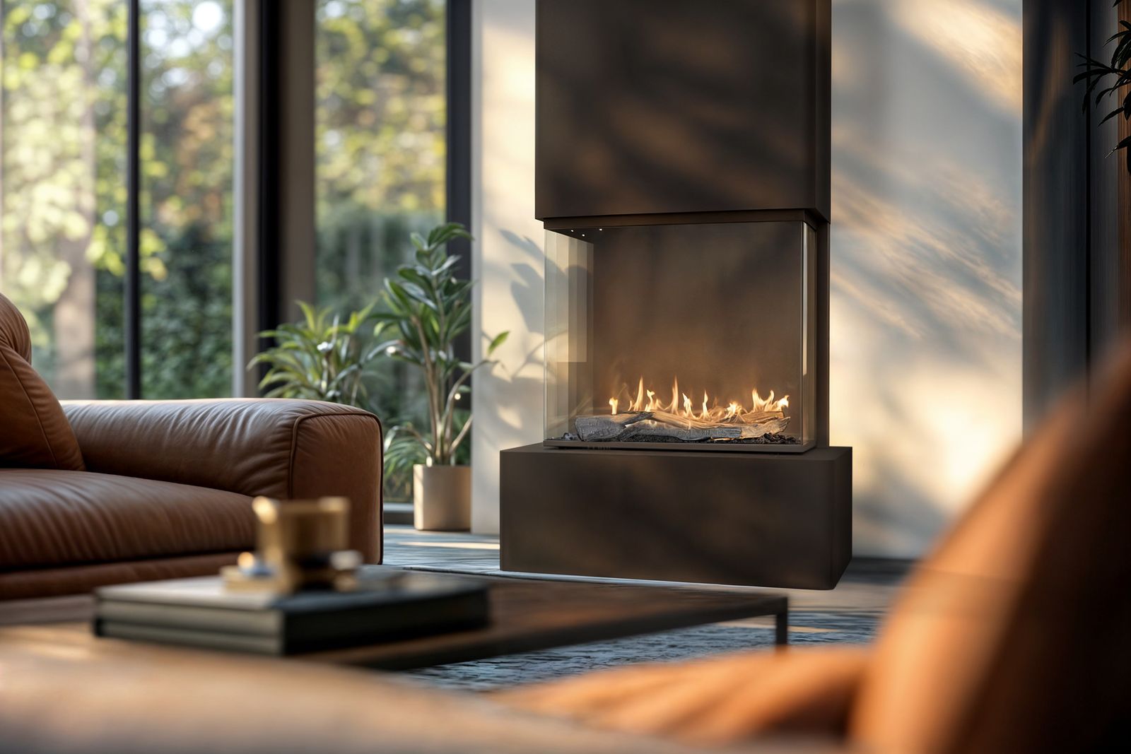 Vertical in a modern living room
